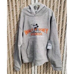 Walt Disney Studios Mickey Mouse Gray Hoodie | Disney 100